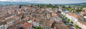 Vue sur la ville d'Ambert